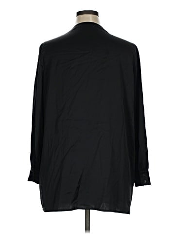 Alfani 3/4 Sleeve Button-Down Shirt (view 2)