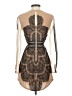 Three Floor 100% Polyamide Tan Cocktail Dress Size 4 - photo 2