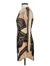 Three Floor 100% Polyamide Tan Cocktail Dress Size 4 - photo 5