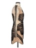 Three Floor 100% Polyamide Tan Cocktail Dress Size 4 - photo 4