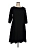 Talbots Solid Black Casual Dress Size 14WP - photo 1