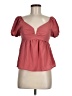 rue21 100% Polyester Red Short Sleeve Blouse Size M - photo 1