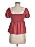 rue21 100% Polyester Red Short Sleeve Blouse Size M - photo 2
