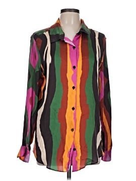 Megan Renee Long Sleeve Silk Top