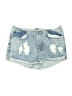 Carmar 100% Cotton Print Blue Denim Shorts Size 28 waist - photo 1