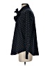Uniqlo 100% Rayon Polka Dots Black Long Sleeve Blouse Size S - photo 5