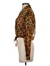 HOT STUFF Animal Print Brown Long Sleeve Blouse Size S (estimated) - photo 5