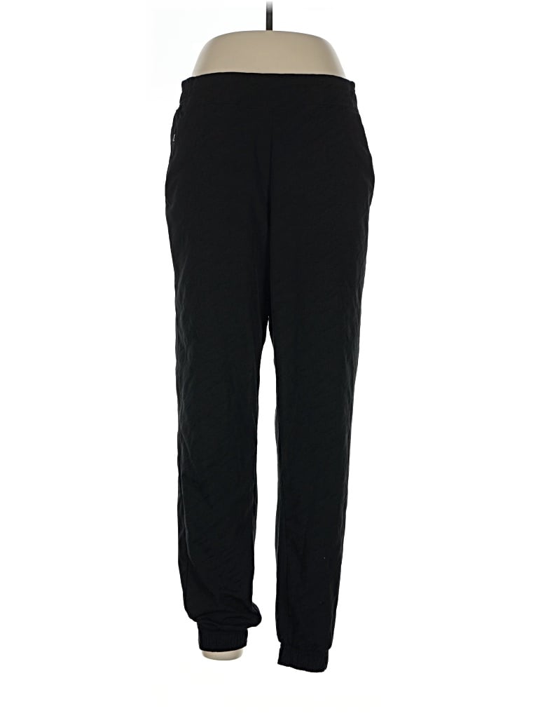 Pre-owned Athleta Track Pants In Black