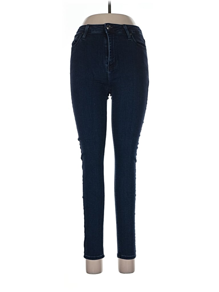 Pre-owned Just Black Jeggings In Blue