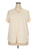 Assorted Brands Ivory Short Sleeve T-Shirt Size 2X - photo 1