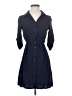 BCX 100% Rayon Solid Blue Casual Dress Size XS - photo 1