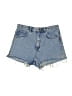 Zara Blue Denim Shorts Size 8 - photo 1