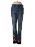 Madewell Floral Blue Jeans Size 26 waist - photo 1