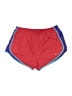 Nike 100% Polyester Color Block Red Athletic Shorts Size M - photo 1