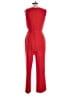Tahari by ASL Solid Red Jumpsuit Size 10 - photo 2