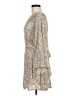 Jay Godfrey 100% Polyester Metallic Silver Cocktail Dress Size 6 - photo 5
