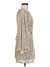 Jay Godfrey 100% Polyester Metallic Silver Cocktail Dress Size 6 - photo 4