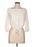Six/Fifty Ivory 3/4 Sleeve Blouse Size L - photo 1