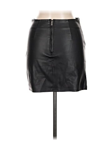 Shinestar Faux Leather Skirt (view 2)