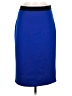 Milly Solid Blue Formal Skirt Size M - photo 1