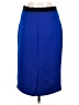 Milly Solid Blue Formal Skirt Size M - photo 2