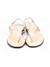 Cole Haan 100% Leather Ivory Gold Sandals Size 9 - photo 2