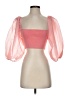 Unbranded Pink 3/4 Sleeve Blouse Size XS (estimated) - photo 1