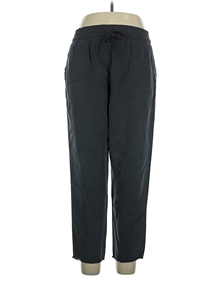 Pre-owned Zara Casual Pants In Black