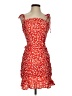 Shein 100% Polyester Hearts Red Cocktail Dress Size S - photo 1