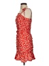 Shein 100% Polyester Hearts Red Cocktail Dress Size S - photo 5