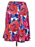 Talbots Floral Red Casual Skirt Size 6 Petite - photo 2