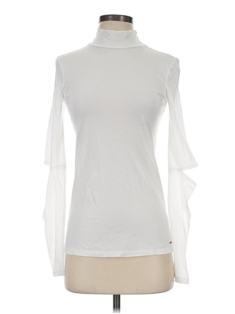 Pre-owned N:philanthropy 3/4 Sleeve T-shirt In White