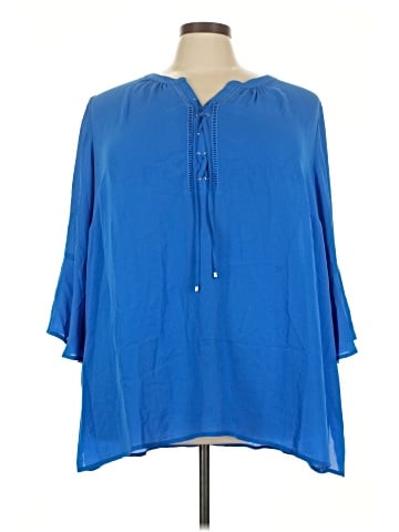 Catherines 3/4 Sleeve Blouse (view 1)