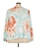 Luukse Tie-dye Teal Pullover Sweater Size 4X - photo 1