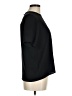 Topshop 100% Polyester Black Short Sleeve Blouse Size 6 - photo 4