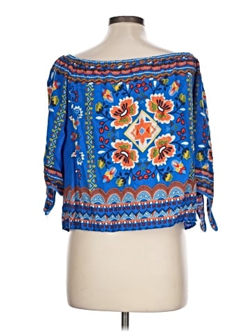 Flying Tomato 3/4 Sleeve Blouse (view 2)