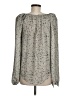 Elizabeth and James 100% Silk Gray Blouse Size M - photo 2