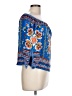 Flying Tomato Blue 3/4 Sleeve Blouse Size L - photo 4