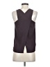 Trouve 100% Polyester Gray Sleeveless Blouse Size XS - photo 2