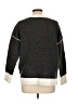 Sweet Romeo Color Block Gray Pullover Sweater Size L - photo 2