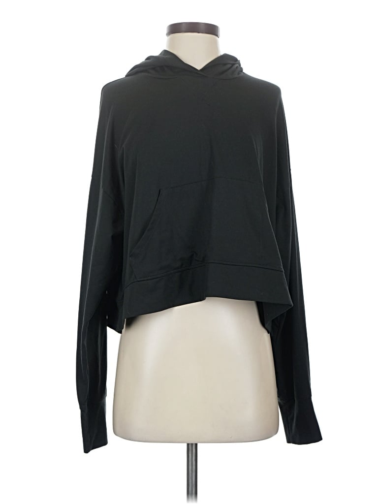 Pre-owned Fabletics Pullover Hoodie In Black