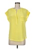 J.Crew 100% Silk Yellow Blouse Size 6 - photo 1