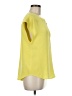 J.Crew 100% Silk Yellow Blouse Size 6 - photo 4