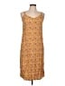 Gap Print Yellow Casual Dress Size L - photo 1