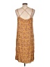 Gap Print Yellow Casual Dress Size L - photo 2