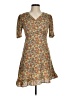 Unbranded Floral Brown Casual Dress Size M - photo 1