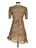 Unbranded Floral Brown Casual Dress Size M - photo 2