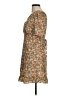 Unbranded Floral Brown Casual Dress Size M - photo 5