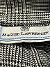 Maggie Lawrence Houndstooth Gray Formal Skirt Size 8 - photo 4
