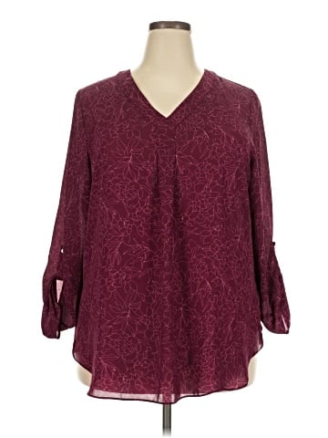 Apt. 9 3/4 Sleeve Blouse (view 1)